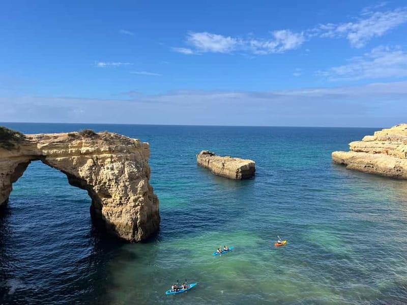 Benagil Kayak Tour: Explore Secret Caves with Licensed Guide - Captain’s Cave and the quieter side of the coast