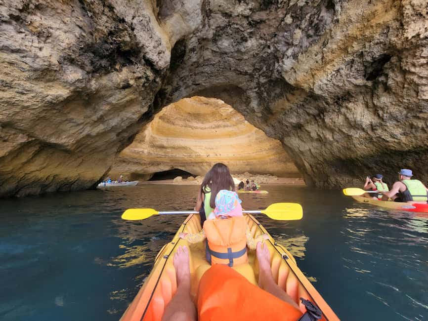 Benagil: Kayak Tour to Benagil Caves – Small Group - Why a small kayak group works well here