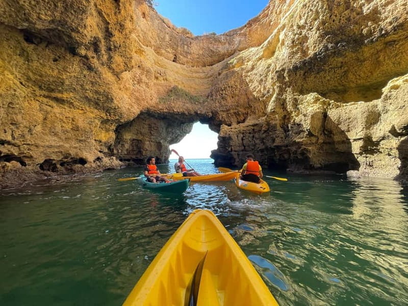 Benagil: Kayak Tour to Benagil Caves – Small Group - When to choose the morning departure