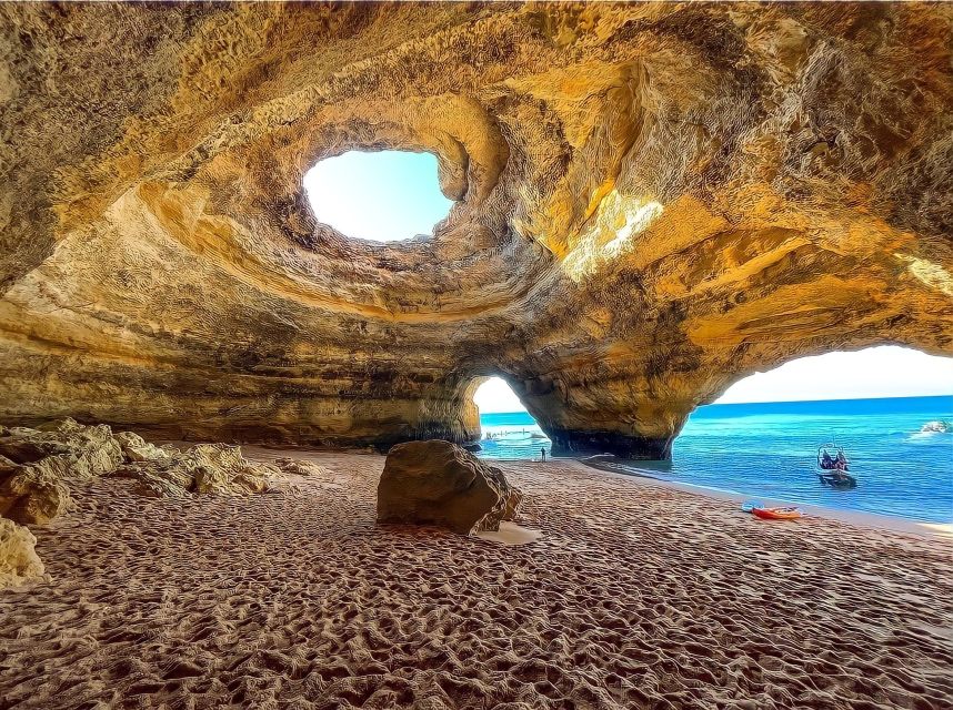 Benagil: Sunrise kayak tour Benagil caves and secret spots - What the $41 price really covers
