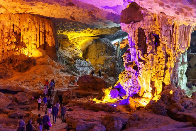 Best Halong 5 star Day Trip, inclusive,buffet,cave,kayak,transfer - Lunch, the upper deck, and the sunset party