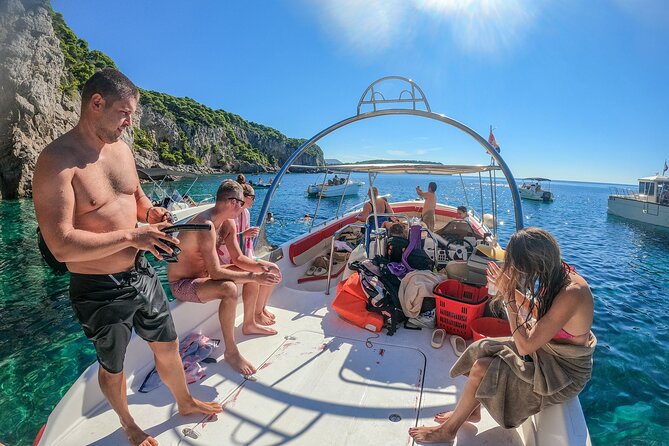 Blue Cave, Green Cave & Lopud Beach small group Speed boat Tour - Green Caves, Canyon Passages and Clear Water