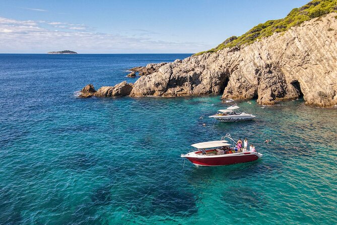 Blue Cave, Green Cave & Lopud Beach small group Speed boat Tour - The Blue Cave Requires a Swim