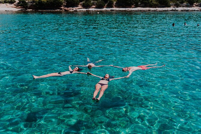 Blue cave, Mama Mia and Hvar, 5 island speedboat tour from Trogir - The Pakleni Islands on the way to Hvar
