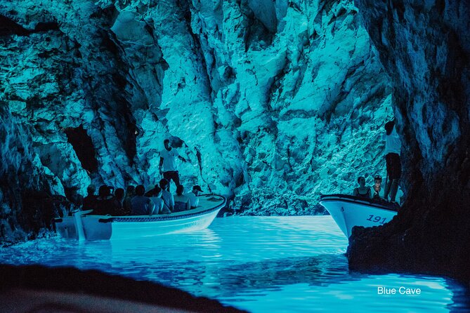 Blue cave, Mama Mia and Hvar, 5 island speedboat tour from Trogir - The Blue Cave on Biševo