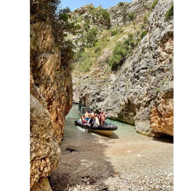 Blue Gem Cave Speedboat Tour Vlore - Bristan, the Skafistave Canyon, and smaller coves