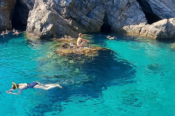 Blue & Green cave,Šunj beach - with drinks small group speedboat - Kolocep’s Blue Cave: color is the main event
