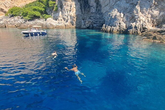 Blue & Green cave,Šunj beach - with drinks small group speedboat - Is $78.64 a fair price?