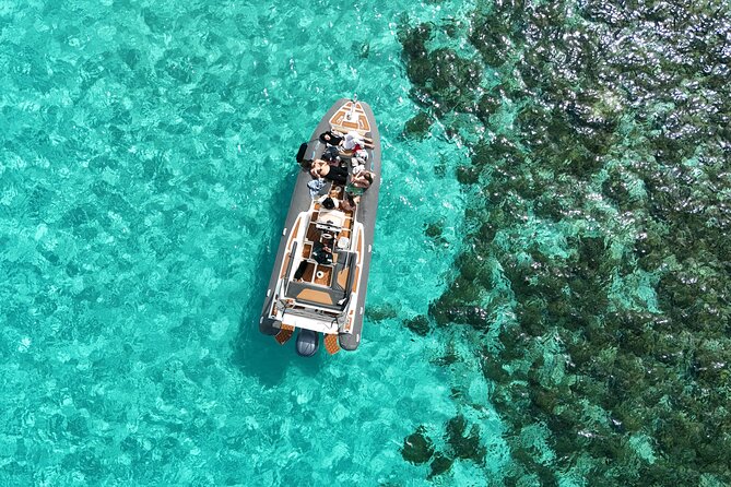 Blue Lagoon, Comino and Caves Tour with Private Rib Boat - The Blue Lagoon from the boat