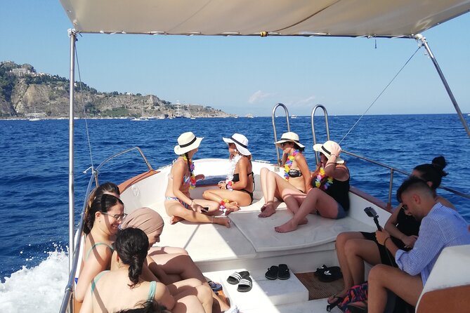 Boat tour Giardini Naxos Taormina Isola Bella Blue Grotto - The swimming stop and what to bring