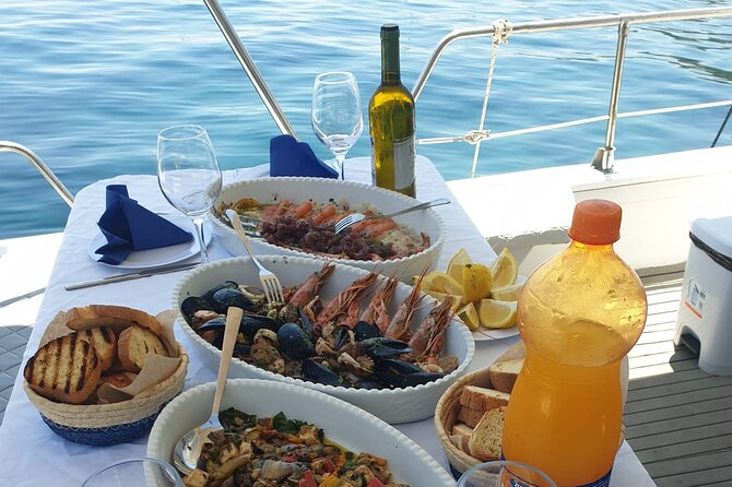 Boat tour Giardini Naxos Taormina Isola Bella Blue Grotto - Prosecco, almond pastries, and the real value