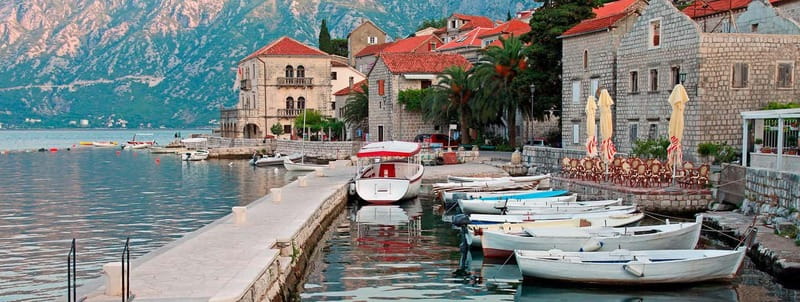 Bokokotor Bay, Blue Cave and panorama of Mamula - The Gulf of Tivat and Herceg Novi by boat