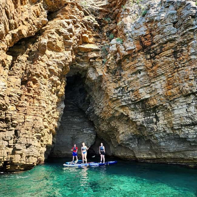 Budva: 3-Hour Paddle Board or Kayak Tour to Coastal Caves - A longer pause at Calypso Beach