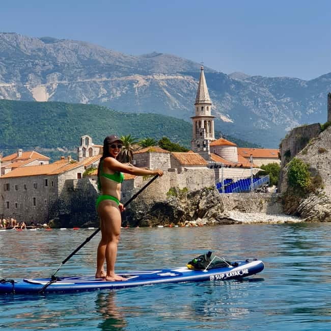 Budva: 3-Hour Paddle Board or Kayak Tour to Coastal Caves - What the $53 price really covers