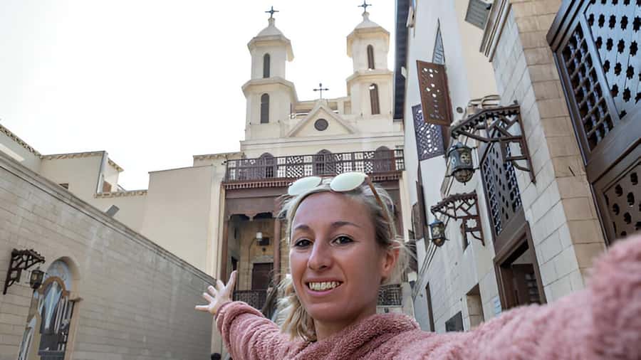 Cairo: Coptic Cairo, Cave Church & Felucca Private Day Tour - Fort of Babylon and St. Barbara