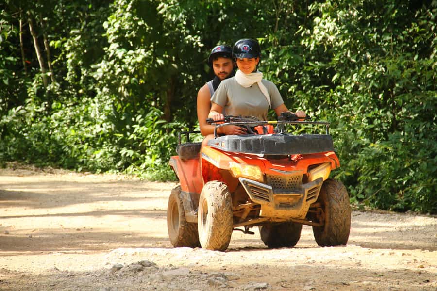 Cancún: ATV, Zipline, and Cenote Adventure with Lunch - The ATV ride: muddy trails and a possible extra charge