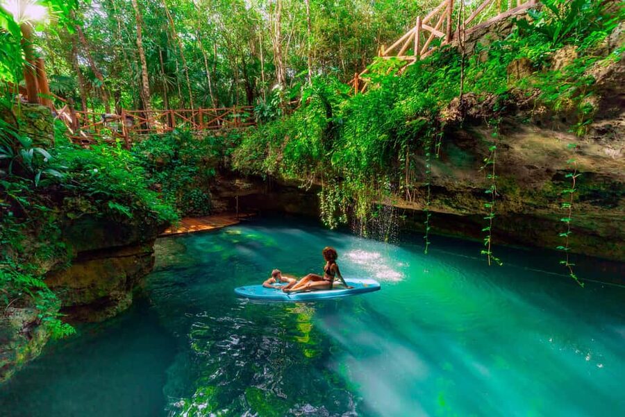 Cancún: Cenotes Adventure with Tequila Tasting & Mayan Snack - From Cancún hotels to the Ruta de los Cenotes