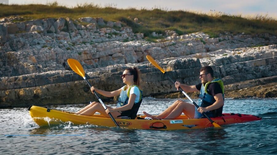 Cape Kamenjak: Kayak Tour with Cave Experience - Weather, packing, and comfort advice