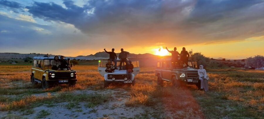 Cappadocia: Jeep Safari with Mini Underground City - Eagle Hill and the champagne finish