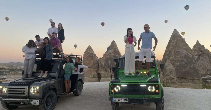 Cappadocia: Jeep Safari with Mini Underground City - Swords, Rose, Love, and White Valleys