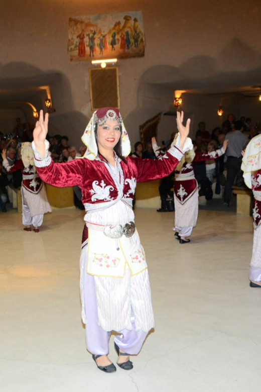 Cappadocia: Turkish Night Show with Dinner in a Cave - Entering a Cappadocian cave after dark