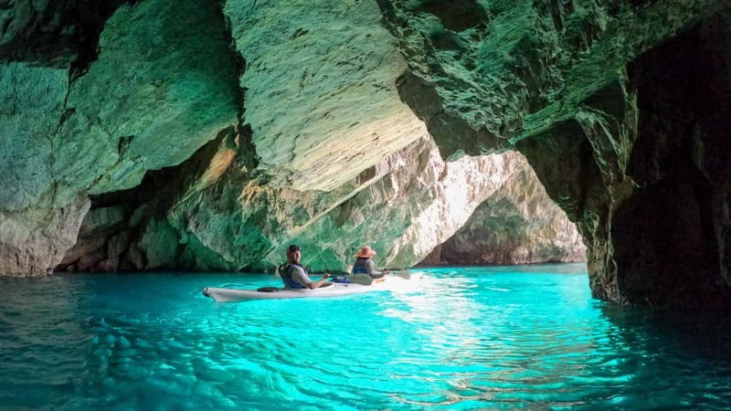 Capri: Caves and Beaches Kayaking Tour with GoPro Photos - What $52 includes, and what it does not