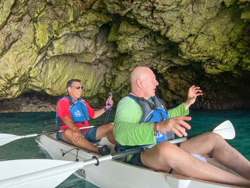 Capri: Caves and Beaches Kayaking Tour with GoPro Photos - The effort, weather, and timing