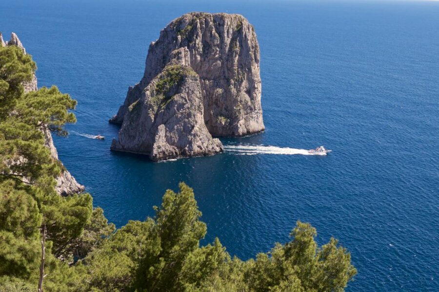 Capri: Guided Island Boat Tour With a Stop at the Caves - Villa Malaparte and the Faraglioni