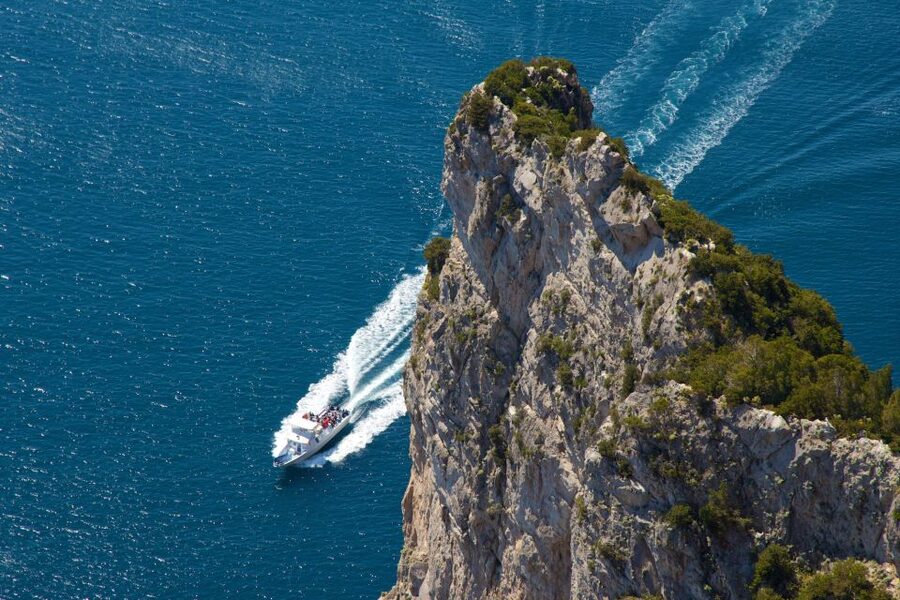 Capri: Guided Island Boat Tour With a Stop at the Caves - Marina Piccola, the Green Grotto, and Punta Carena