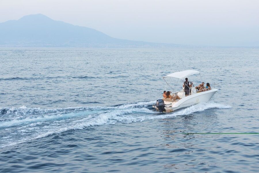 Capri Island & Blue Cave Private Boat Tour from Sorrento - Swimming in Capri’s clear water