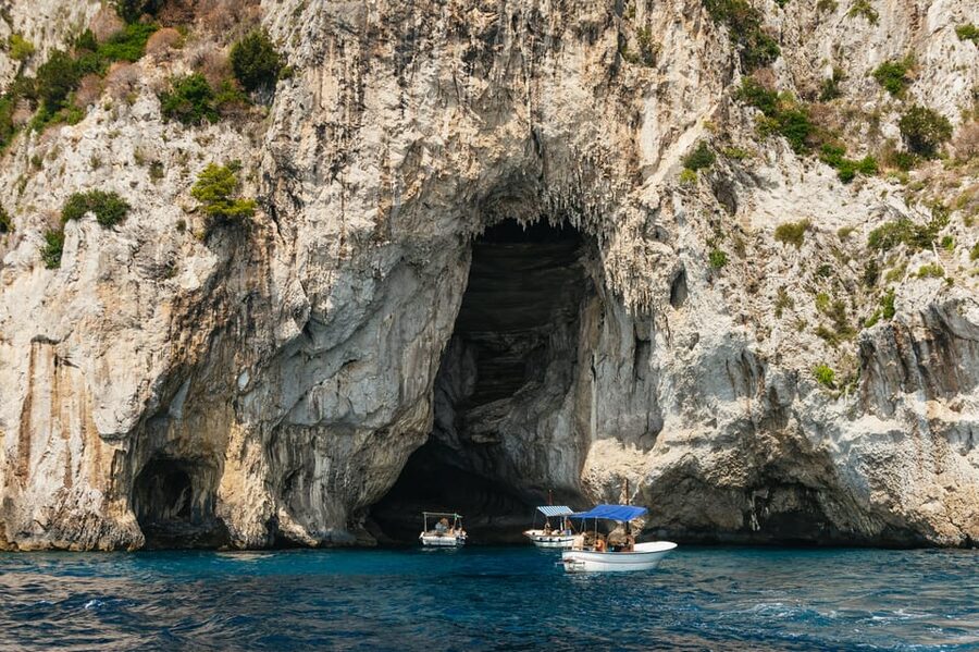 Capri: Island Boat Tour and Optional Blue Grotto Visit - Finding Laser Capri at Marina Grande