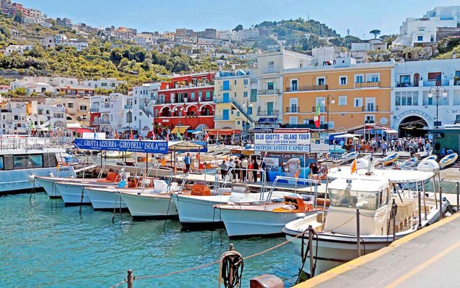 Capri: Island Boat Tour with Blue Grotto Stop - Marina Piccola, the Green Grotto, and Punta Carena