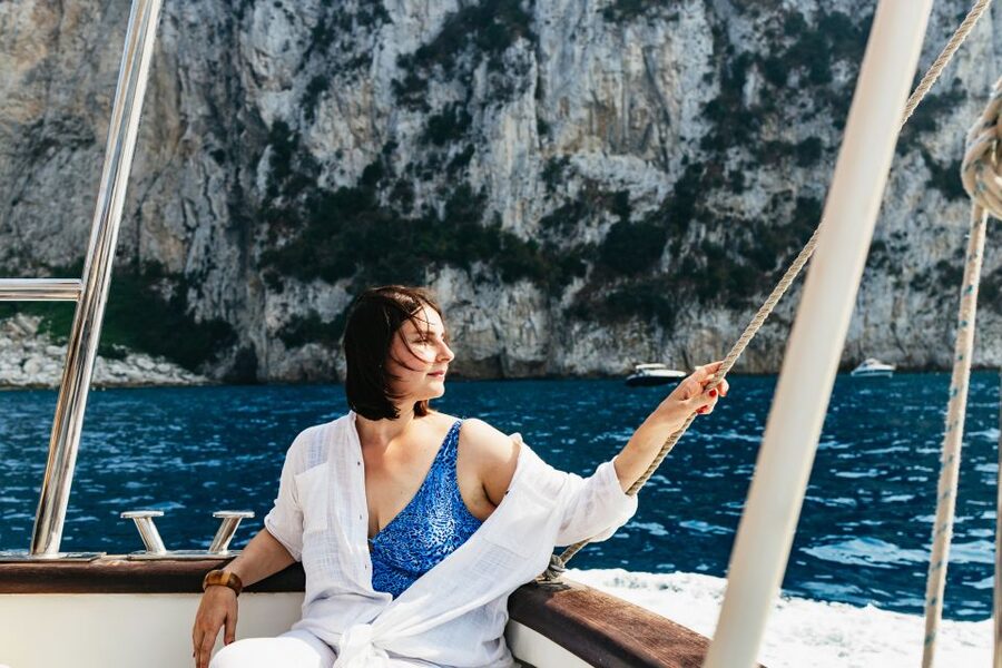 Capri: Island Boat Trip with Grottos - Faraglioni Rocks and Marina Piccola