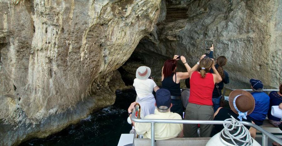 Capri: Island Sightseeing Tour with Blue Grotto Stop - White Grotto, Green Grotto, and Punta Carena