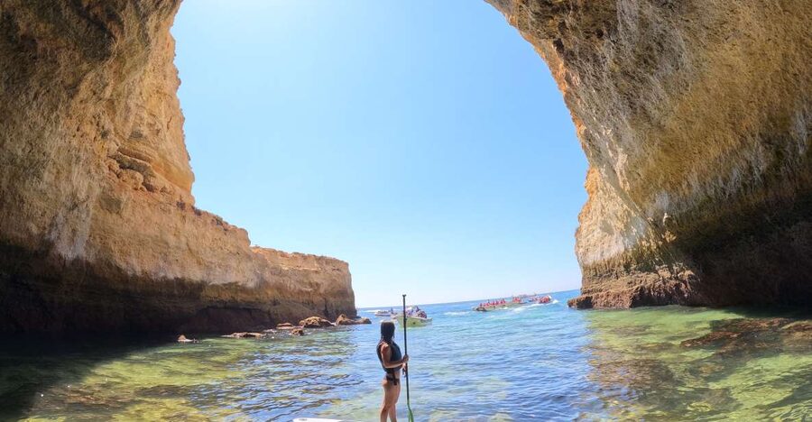 Carvoeiro: Benagil Cave Kayak Tour with 4k Photos - The guides add real value