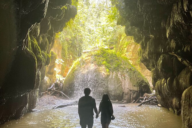 Cave, Waterfall and River Adventure in Charco Azul from San Juan - Swimming beneath the canyon walls