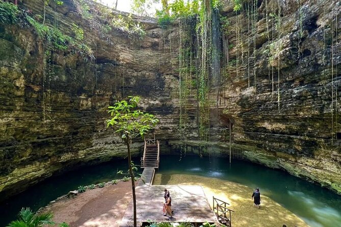 Chichen Itza, Cenote, and Valladolid Tour - Cenote Chichikan: cool water and a good lunch break