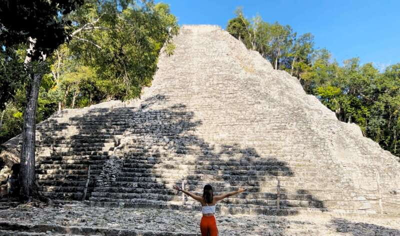 Coba, Tulum, Cenote & Lunch ECO Full Day from Rivera - Swimming in the clear water at Cenote Mariposa