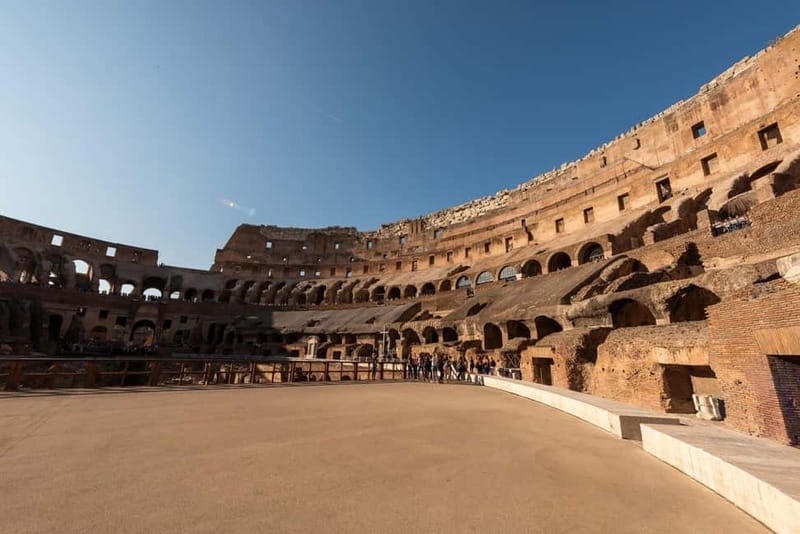 Colosseum Arena, Forum & Hill Tour – Optional Underground - The Colosseum Arena Floor