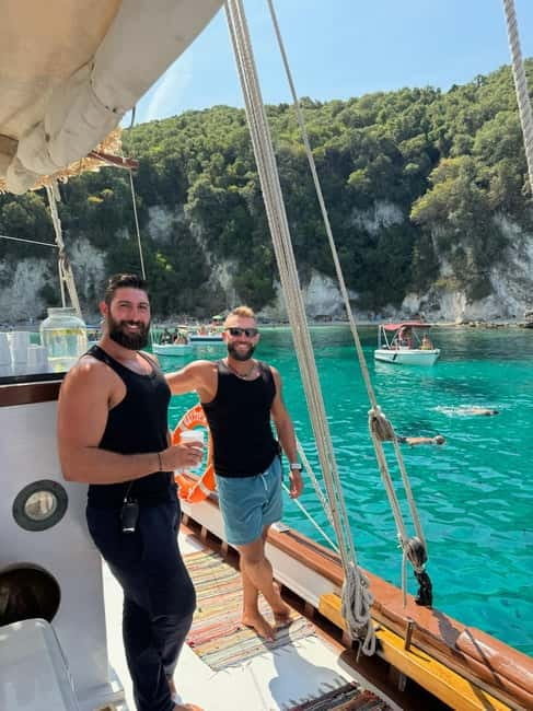 Corfu: Blue Lagoon and Cave Cruise with Drinks and Lunch - Lunch, local dishes, and drinks on board