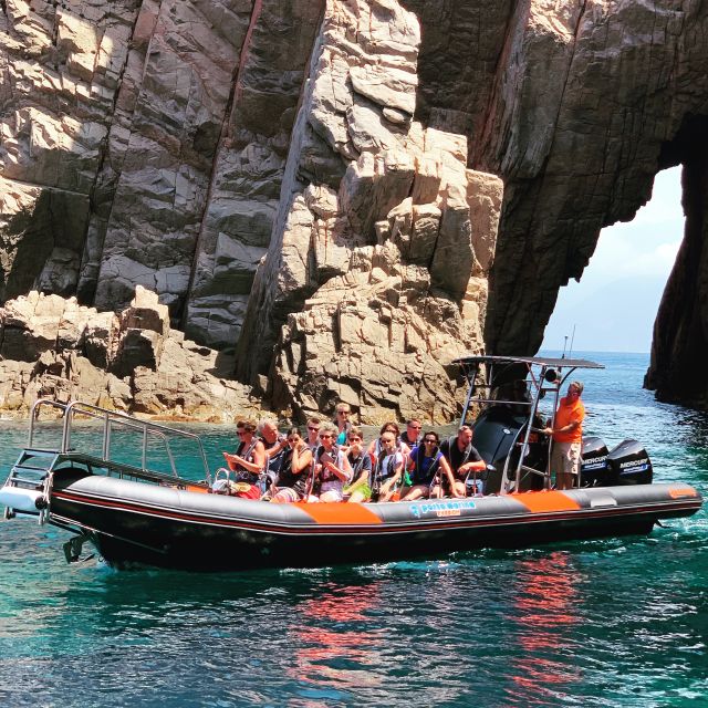 Corsica: Piana Calanques and Caves by Boat - Small sea caves and close-up views