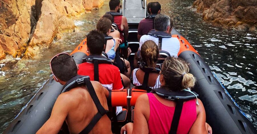 Corsica: Piana Calanques and Caves by Boat - Seeing the cliffs from the water