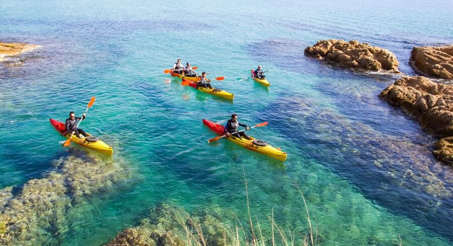 Costa Brava: Sea Caves Kayaking and Snorkeling Tour - The 20-minute snorkeling stop in clear Mediterranean water