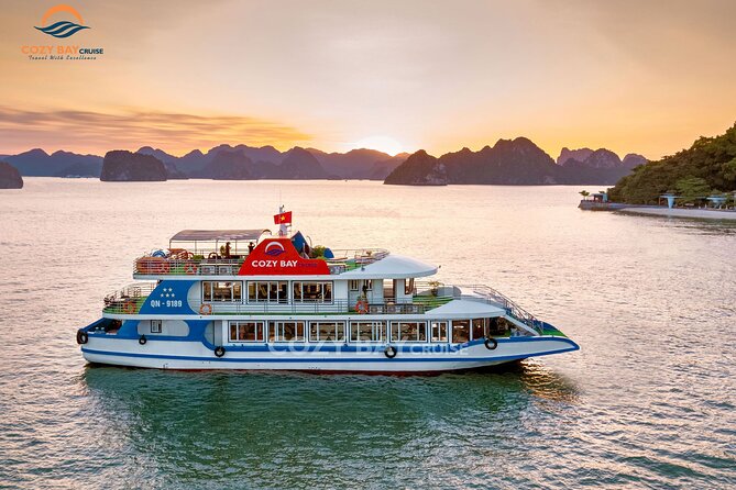 Cozy Bay Halong 5-Star Day Cruise, Buffet, Cave, Kayak, Swimming - Leaving Hanoi for the coast