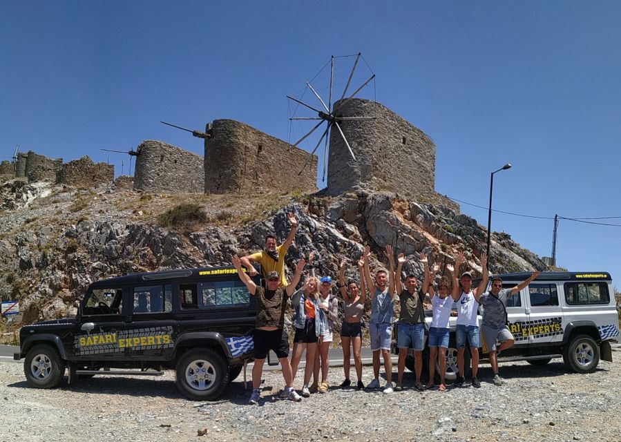 Crete: Lasithi Plateau and Cave of Zeus Off-Road Safari Tour - Lasithi Plateau: mountain views with a human scale