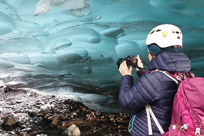 Crystal Ice Cave Adventure - Inside the ice cave: short visit, big visual payoff