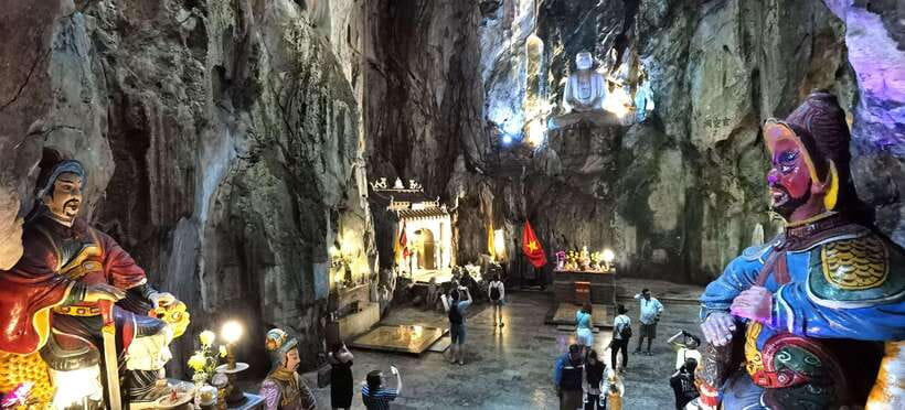 Da Nang/Hoi An: Marble & Monkey Mountains with Am Phu Cave - A full day packed into seven hours