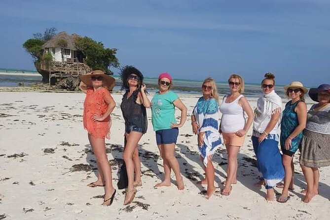 Dolphin tour, Jozani Forest, Jambiani Kuza Cave, Paje Beach &The Rock restaurent - Paje Beach, with time for sand and water