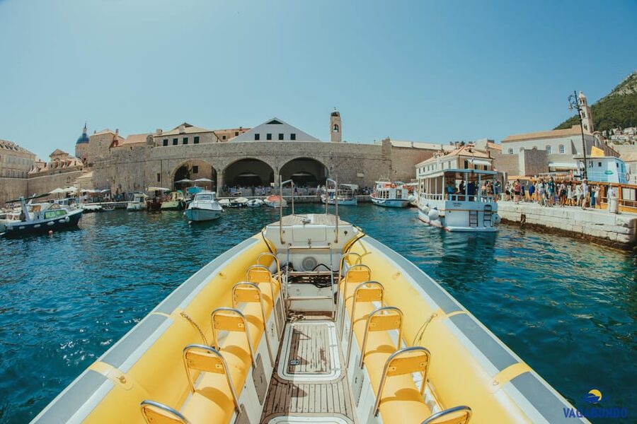 Dubrovnik: Blue Cave Afternoon Speedboat Tour with Drinks - Leaving Dubrovnik from the Old Town harbor