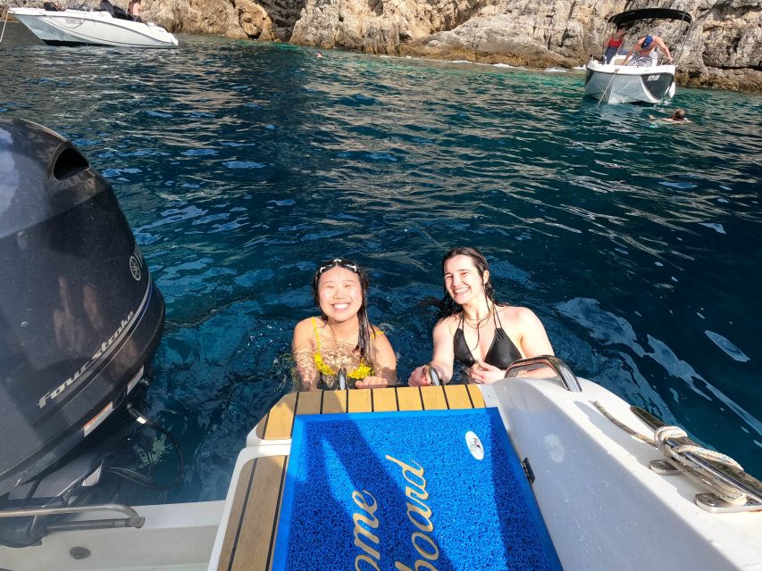 Dubrovnik: Blue & Green Caves Private Boat Tour with Drinks - Timing, swimming ability, and comfort